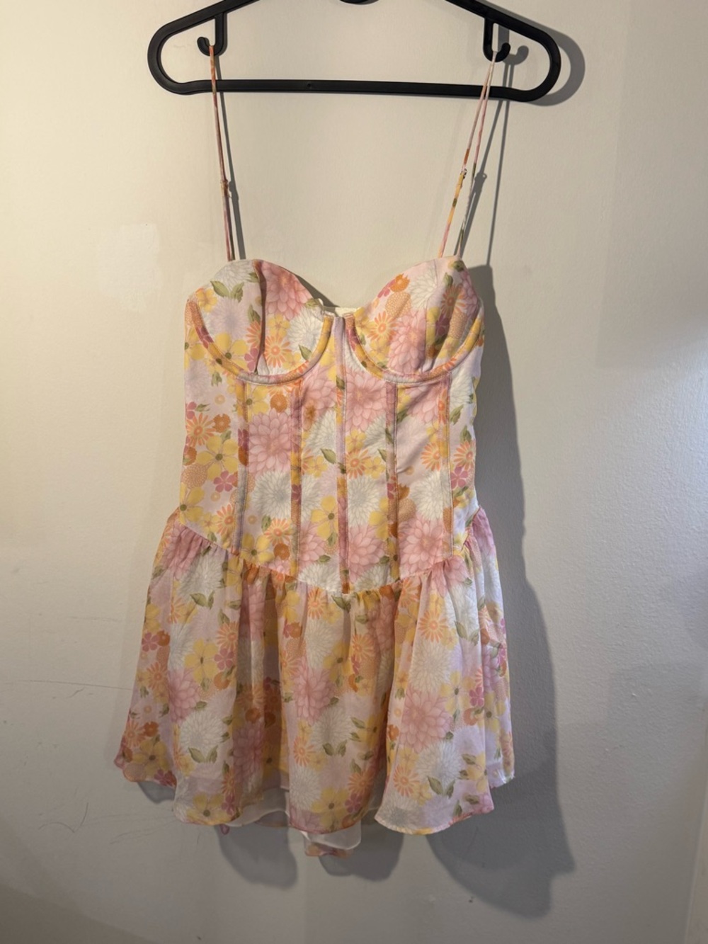 For Love and Lemons Floral Mini Dress